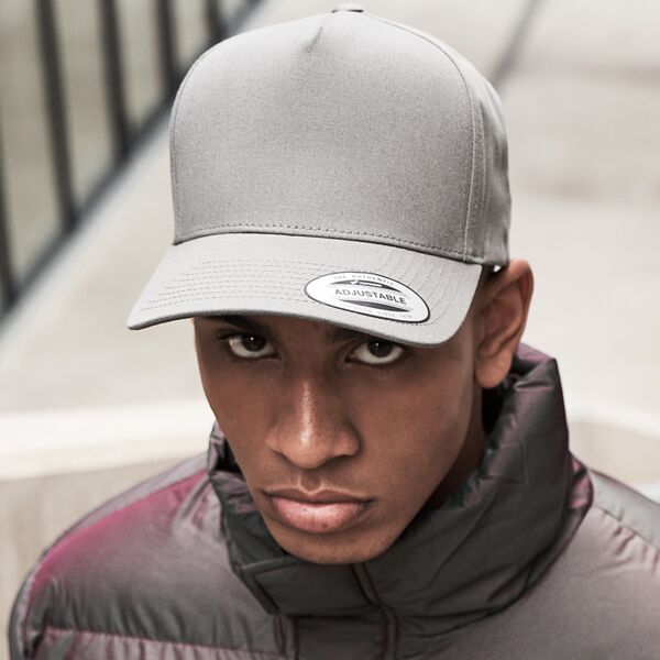 Flexfit 5 Panel Curved Classic Snapback Cap Thumbnail