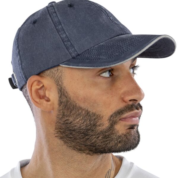 Result Washed Fine Line Cotton Cap Thumbnail