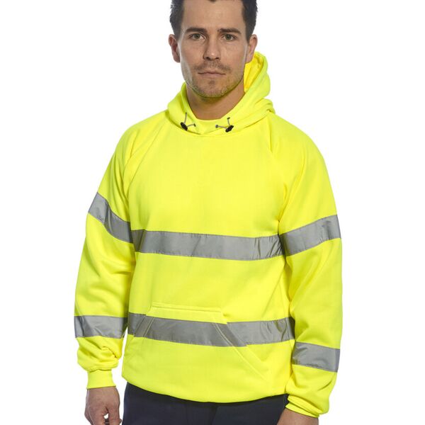 Corinium Hi-vis hooded sweatshirt Thumbnail